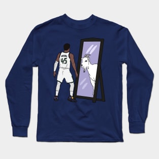 Donovan Mitchell Mirror GOAT (Utah) Long Sleeve T-Shirt